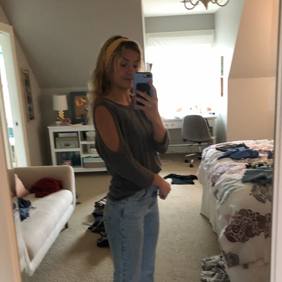 Cold Shoulder Cozy Sweater - Picture 2 of 4